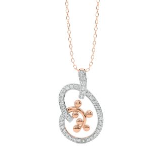 Ellis Round Diamond Office Wear Pendant